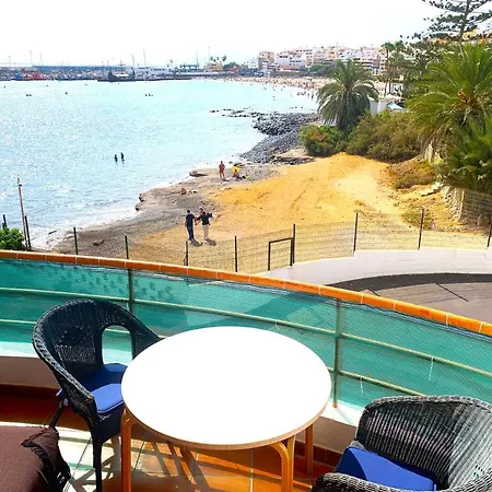 Apartment First Line Playa Cristianos Beachfront Ocean View